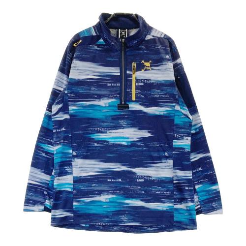 OAKLEY オークリー ハーフジップ半袖Tシャツ スカル刺繍