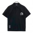 新品【TANGRAM】タングラム　ゴルフ　半袖　ポロシャツ　ブラック　Ｌ TANGRAM ポロシャツ GOLF TEAM POLO SHIRTS メンズ レディース
