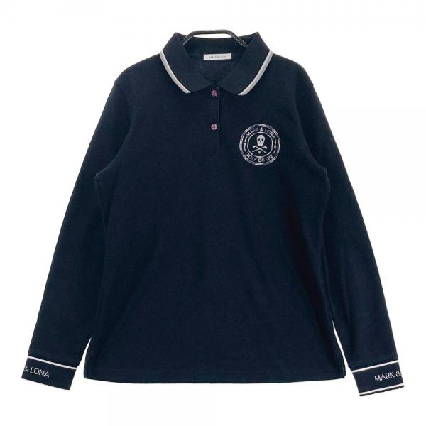MARK&LONA マークアンドロナ 長袖ポロシャツ ブラック系 サイズ