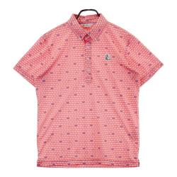 珍しい  AND PER SE アンパスィ 半袖ポロシャツ ボタンダウン 総柄 その他