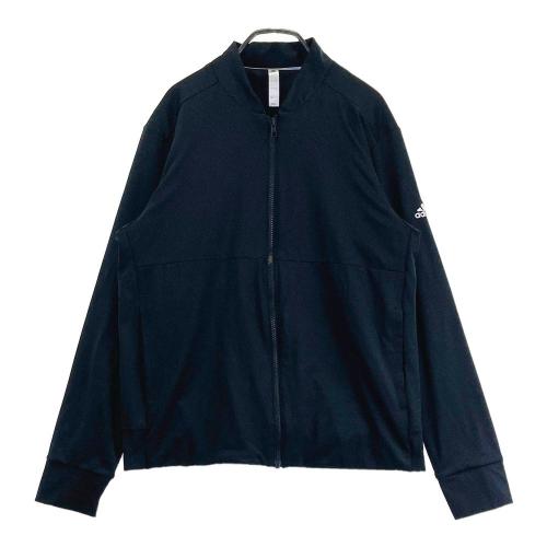 サイズ：XL ADIDAS GOLF アディダスゴルフ 2023年モデル HY0974 ジップジャケット  ブラック系 [240101422273] ゴルフウェア メンズ ストスト ADIDAS GOLF アディダスゴルフ 2023年モデル HY0974 ジップ