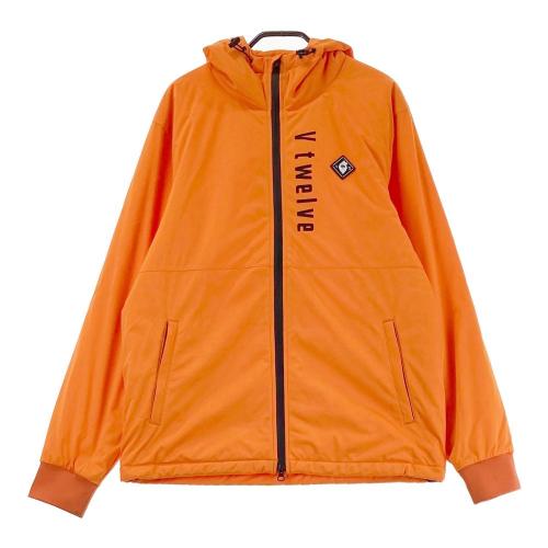 DESCENTE GOLF デサントゴルフ DGMQJL08 ニット切替 中綿ジャケット 総柄 オレンジ系 O [240101168778] ゴルフウェア メンズ DESCENTE GOLF デサントゴルフ 中綿切替 ニットジャケット 総柄