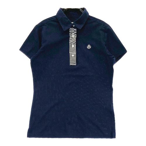 ST ANDREWS セントアンドリュース 半袖ポロシャツ ネイビー系
