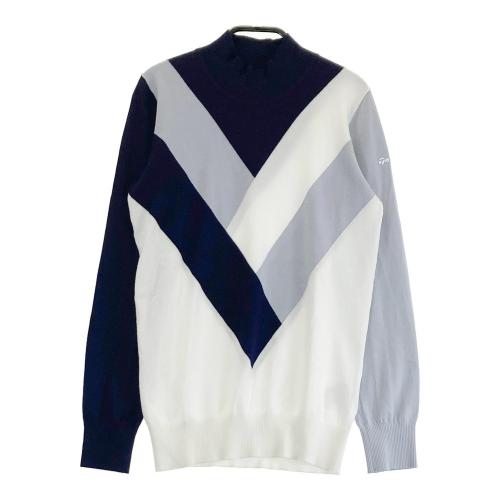 【新品未使用】Taylor Made テーラーメイド バイカラー セーター TAYLOR MADE テーラーメイド 2022年モデル ニットセーター ロゴ