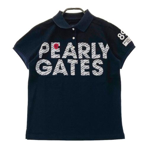 PEARLY GATES パーリーゲイツ ポロシャツ ネイビー サイズ0
