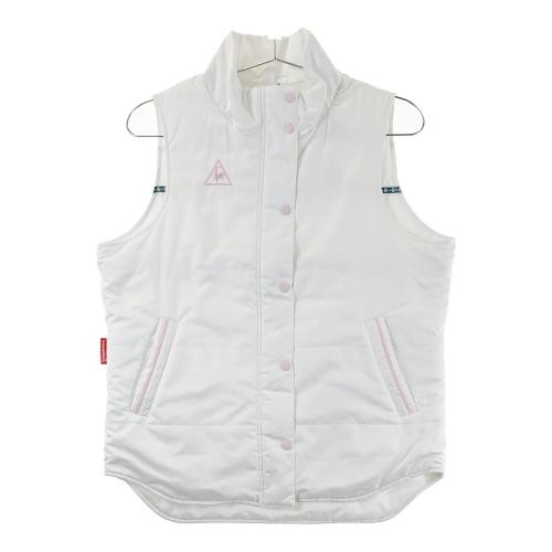 LE COQ GOLF ルコックゴルフ リバーシブル 中綿 ジップベスト ホワイト