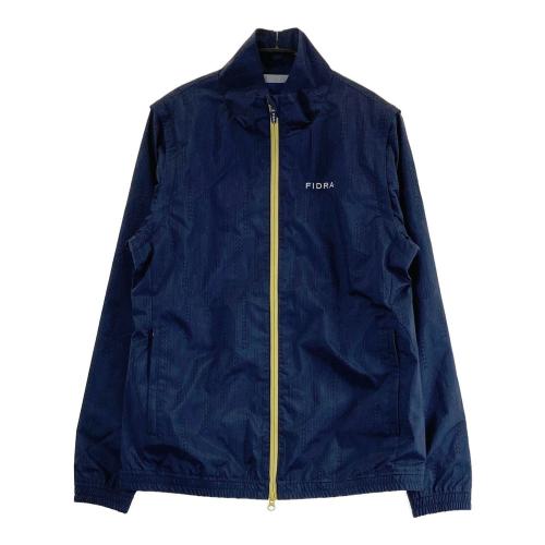 FIDRA フィドラ ジップジャケット ストライプ柄 ネイビー系 サイズ：M