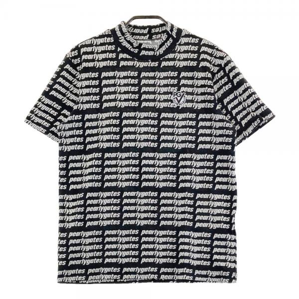 PEARLY GATES パーリーゲイツ ハイネック 半袖Tシャツ 総柄