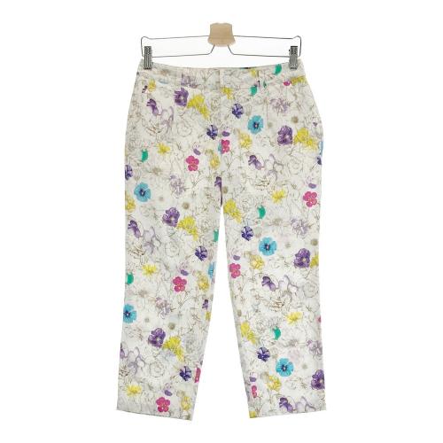 サイズ：64 23区GOLF ニジュウサンクゴルフ  ストレッチパンツ 花柄 ホワイト系 [240101430766] ゴルフウェア レディース ストスト 23区GOLF ニジュウサンクゴルフ ストレッチパンツ 花柄 ホワイト