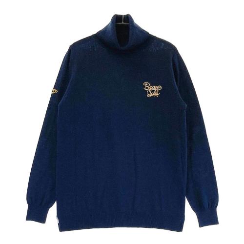 サイズ：M BEAMS GOLF ビームスゴルフ  タートルネック 長袖ニットセーター  ホワイト系 [240101421697] ゴルフウェア レディース ストスト BEAMS GOLF ビームスゴルフ タートルネック 長袖ニットセーター