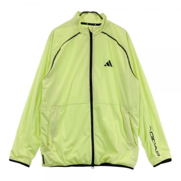 サイズ：L ADIDAS GOLF アディダスゴルフ 2023年モデル 長袖 ジップジャケット  グリーン系 [240101430961] ゴルフウェア メンズ ストスト ADIDAS GOLF アディダスゴルフ 2023年モデル 長袖 ジップ
