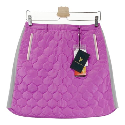 再値下げ新品　ランバンスポール　中綿スカート38 黒ブラック　定価38500円 サイズ：38 LANVIN SPORT ランバン スポール 切替中綿ストレッチ