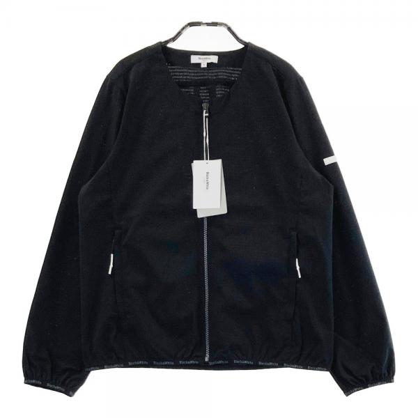 新着入荷の通販 BLACK&WHITE ノーカラージャケット ブラックアンドホワイト ウエア