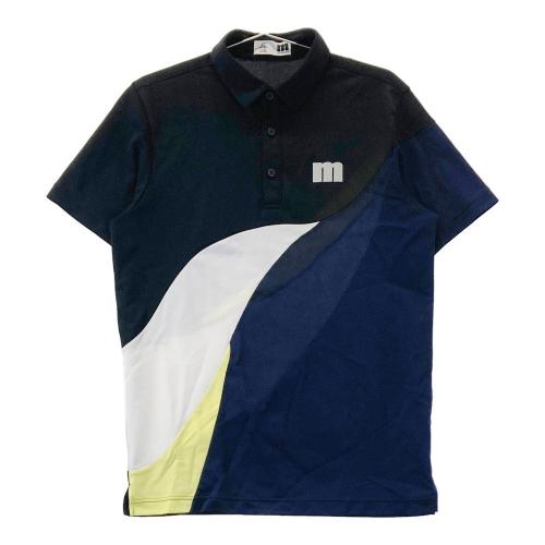 MUNSING WEAR マンシングウェア 半袖ポロシャツ ロゴプリント