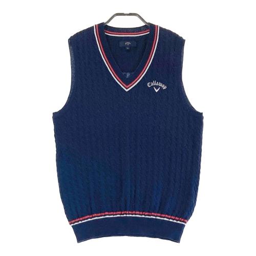 CALLAWAY キャロウェイ ニットベスト ネイビー系 サイズ：M ランク：B