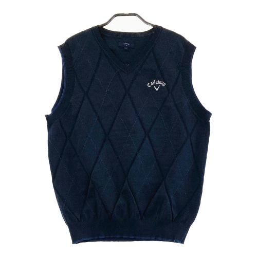 CALLAWAY キャロウェイ ニットベスト ネイビー系 サイズ：M ランク：B