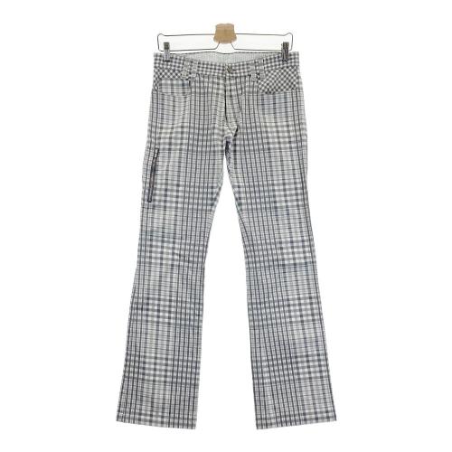 【美品】ZOY　メンズ　ストレッチ ゴルフパンツ　82　チェック柄 美品】ZOYメンズストレッチ ゴルフパンツ82チェック柄