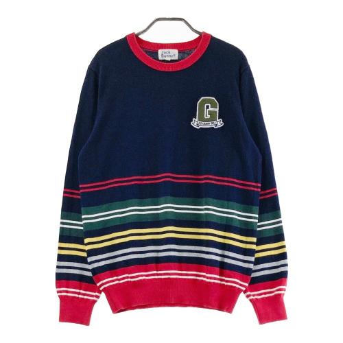 美品 ジャックバニー 天竺 セーター ネイビー サイズ4 JACK BUNNY ジャックバニー ニットセーター ネイビー系 サイズ