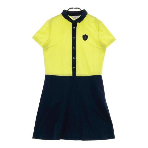 LANVIN SPORT ランバンスポール　ワンピース　バイカラー　半袖　ゴルフ LANVIN SPORT 公式 ランバン スポール WEB限定 長袖ワンピース