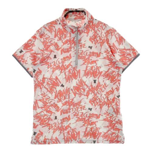 サイズ：38 LANVIN SPORT ランバン スポール  半袖ハーフジップTシャツ  ホワイト系 [240101422545] ゴルフウェア レディース ストスト LANVIN SPORT ランバン スポール 半袖ハーフジップTシャツ