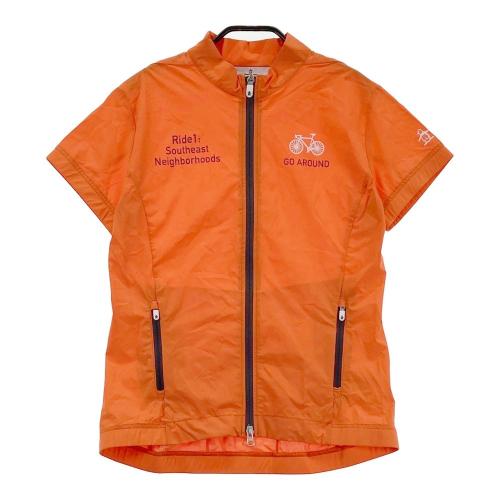 MUNSING WEAR マンシングウェア 半袖 ジップジャケット オレンジ系