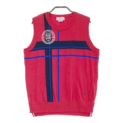MUNSING WEAR マンシングウェア 中綿ベスト レッド M ゴルフ MUNSING WEAR マンシングウェア 中綿ベスト レッド M ゴルフ