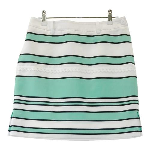 ARCHIVIO アルチビオ スカート ボーダー柄 グリーン系 サイズ：40