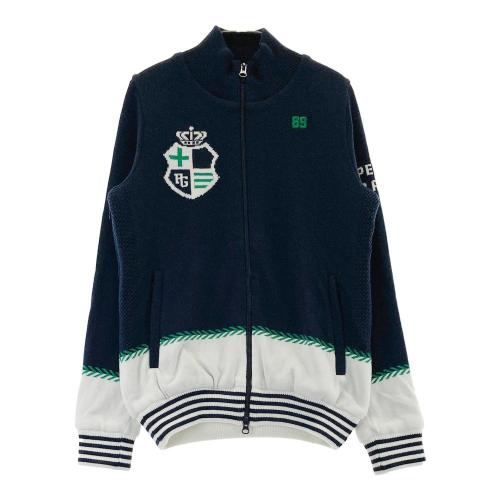 美品【アンパスィ】ブルゾン 防風素材裏地付き ネイビー Mサイズ 美品【アンパスィ】ブルゾン 防風素材裏地付き ネイビー Mサイズ