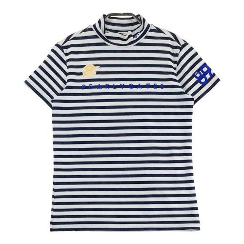 PEARLY GATES パーリーゲイツ ハイネック 半袖Tシャツ ボーダー