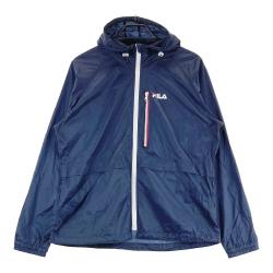 サイズ：3L FILA GOLF フィラゴルフ  ナイロンジップパーカー  ネイビー系 [240101432326] ゴルフウェア レディース ストスト FILA GOLF フィラゴルフ ナイロンジップパーカー ネイビー系