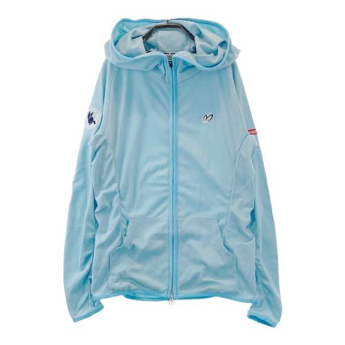 23区GOLF ニジュウサンクゴルフ ワッフル ジップパーカー ブルー