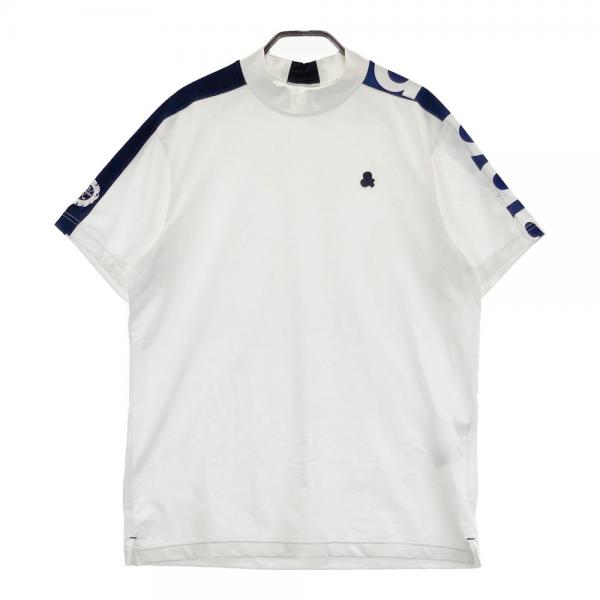 AND PER SE アンパスィ ハイネック半袖Tシャツ ホワイト系