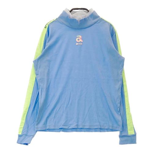 サイズ：36 ARCHIVIO アルチビオ A419819 2024年 長袖ハイネックTシャツ  ネイビー系 [240101345790] ゴルフウェア レディース ストスト ARCHIVIO アルチビオ 長袖ハイネックTシャツ ブルー系 サイズ