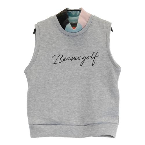 美品 ビームスゴルフ ダブルジップ フードベスト グレー XL 軽量 ストレッチ 美品 ビームスゴルフ ダブルジップ フードベスト グレー XL 軽量