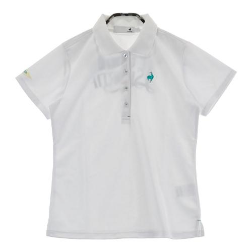 LE COQ GOLF ルコックゴルフ 半袖ポロシャツ ホワイト系 サイズ
