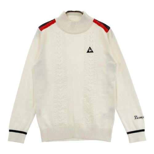 【未着用】ルコック golf メンズ 長袖ウールニットセーター　Mサイズ 未着用】ルコック golf メンズ 長袖ウールニットセーター M