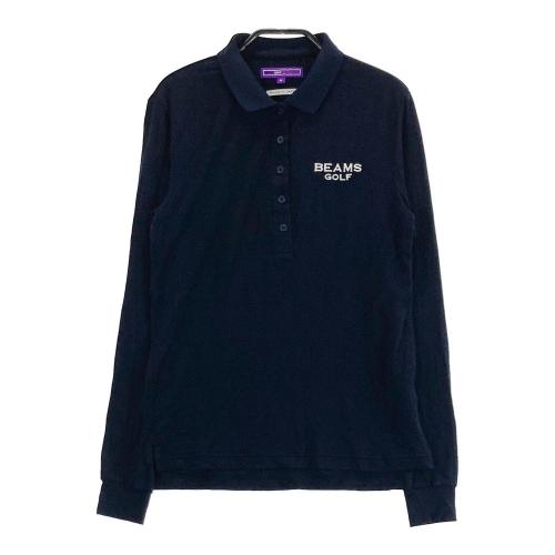 BEAMS GOLF ビームスゴルフ ノースリーブポロシャツ ヤシの葉柄
