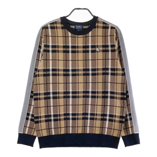 PEARLY GATES パーリーゲイツ ニット 半袖ポロシャツ チェック柄
