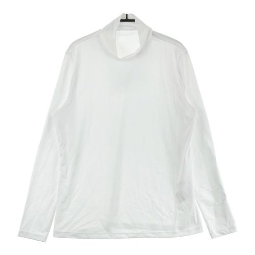 サイズ：LL AND PER SE アンパスィ 2024年モデル ハイネック長袖Tシャツ  ホワイト系 [240101434268] ゴルフウェア レディース ストスト AND PER SE アンパスィ 2024年モデル ハイネック長袖Tシャツ ホワイト