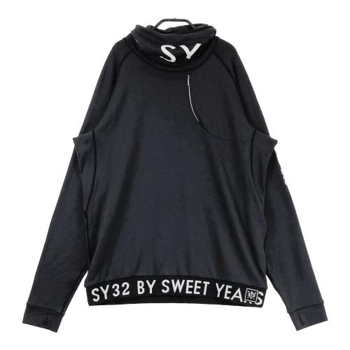 サイズ：M SY32 BY SWEET YEARS GOLF エスワイサーティトゥ SYG-23A12 長袖ハイネックTシャツ  ブラック系 [240101419617] ゴルフウェア メンズ ストスト SY32 BY SWEET YEARS GOLF エスワイサーティトゥ SYG-23A12 長袖