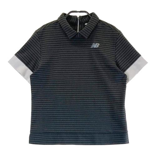 サイズ：5 NEW BALANCE GOLF ニューバランス 2024年モデル ハイネック 半袖Tシャツ  ネイビー系 [240101500693] ゴルフウェア メンズ ストスト サイズ：5 NEW BALANCE GOLF ニューバランス 2024年モデル