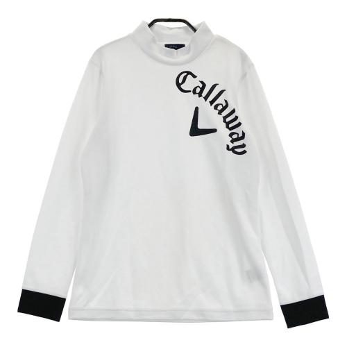 【即納&大特価】 CALLAWAY キャロウェイ フロントロゴ クルーネック長袖Tシャツ ウエア