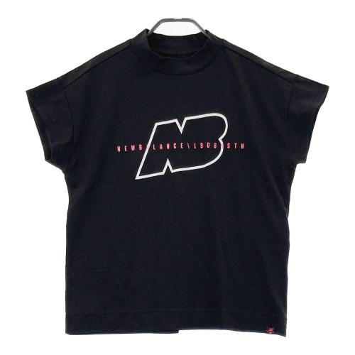 NEW BALANCE GOLF ニューバランス モックネック半袖Tシャツ ロゴ