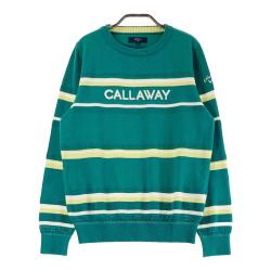 福袋 売れ残り CALLAWAY キャロウェイ ニットセーター ボーダー柄 グリーン系 ウエア