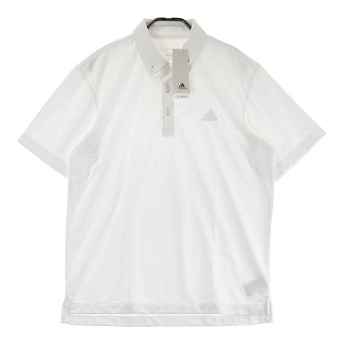 【新品】アディダス ゴルフ 半袖 ボタンダウン シャツ ホワイト メンズ S adidas アディダス ゴルフウェア 半袖 シャツ 春 夏 パンチング