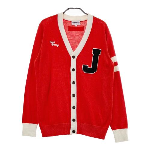 サイズ：5 JACK BUNNY ジャックバニー  ウール混 ニットセーター  レッド系 [240101359922] ゴルフウェア メンズ ストスト JACK BUNNY ジャックバニー ウール混 ニットセーター レッド系
