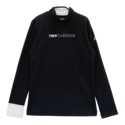 サイズ：2 NEW BALANCE GOLF ニューバランス 2024年モデル モックネック 長袖 Tシャツ  ベージュ系 [240101435742] ゴルフウェア レディース ストスト NEW BALANCE GOLF ニューバランス 2024年モデル モックネック