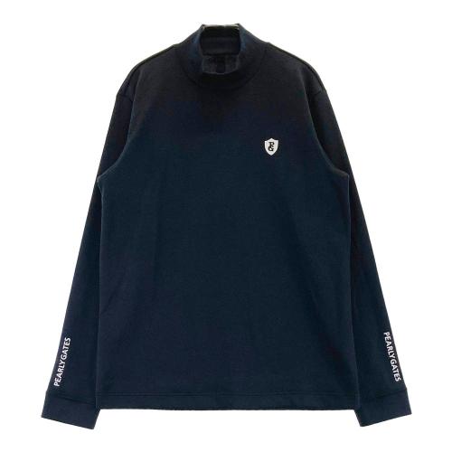 GATES ネイビー ハイネック長袖シャツ PEARLY GATES パーリーゲイツ ハイネック 長袖Tシャツ ネイビー