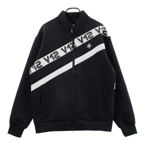 サイズ：XXL SLDO. エスルド  長袖モックネックTシャツ  ブラック系 [240101442397] ゴルフウェア メンズ ストスト SLDO. エスルド 長袖モックネックTシャツ ブラック系 サイズ