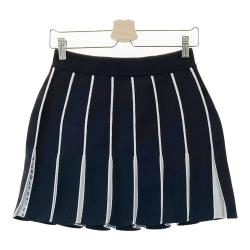 サイズ：00 PEARLY GATES パーリーゲイツ  ストレッチ 中綿スカート プリーツ切替 総柄 ネイビー系 [240101413241] ゴルフウェア レディース ストスト PGG PEARLY GATES パーリーゲイツ プリーツ ロングスカート